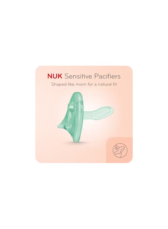 نوك لهاية سيليكون نوك الحساسة (0-6 أشهر) وحدتان - Image 3