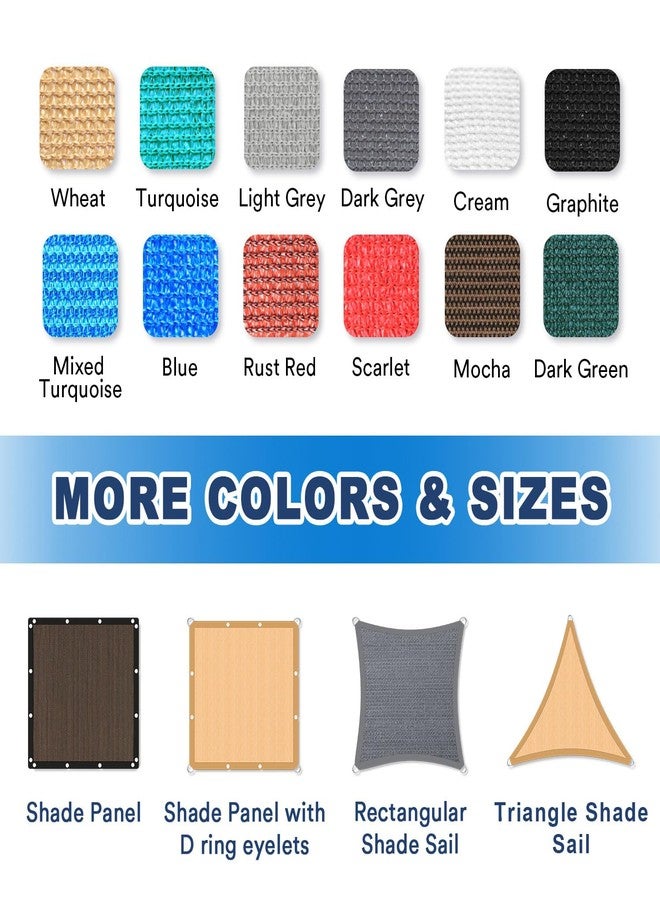 VICLLAX 90% Shade Fabric Sun Shade Cloth Privacy Screen with Reinforced Grommets for Outdoor Patio Garden Pergola Cover Canopy 10x14 FT, Dark Grey - Image 2