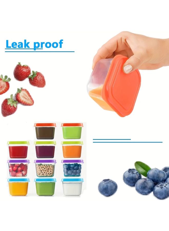Red Polypropylene Pet Food Containers 6 Pack 100ml Leak Proof Microwave Safe - Image 3
