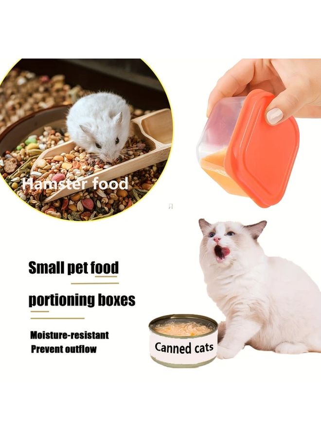 Red Polypropylene Pet Food Containers 6 Pack 100ml Leak Proof Microwave Safe - Image 4