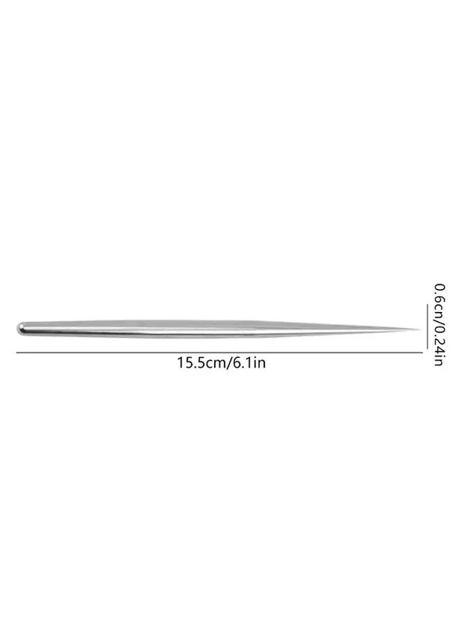 1pc 6.1 Inch Stainless Steel Pottery Modeling Stick For Ceramics Diy Sculpting - Image 5