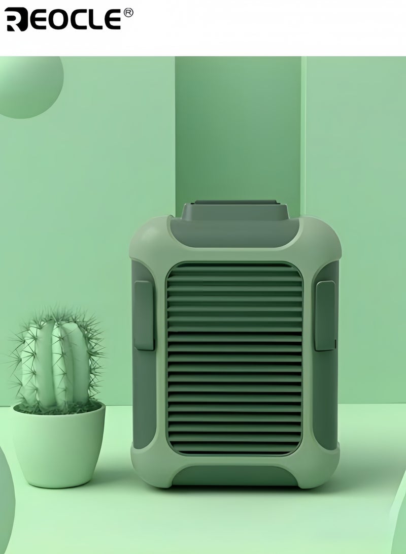 REOCLE Portable Waist Clip Fan 4000mAh Personal Rechargeable Neck Fan up to 16H with Strong Airflow & 3 Speed Hand Free Necklace Fan for Working Hiking Fishing - Image 1