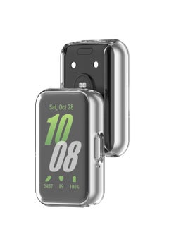 Generic Cases Compatible with Samsung Galaxy Fit 3 Smart Watch Soft TPU Full Coverage Screen Protector Bumper Shell Anti-Scratch Protective Cover for Samsung Galaxy Fit 3 SM-R390  - Image 1