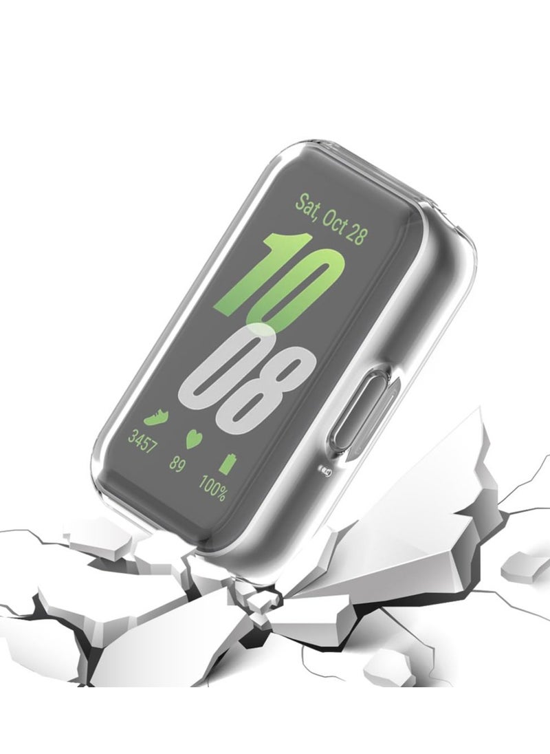 Generic - Cases Compatible with Samsung Galaxy Fit 3 Smart Watch Soft TPU Full Coverage Screen Protector Bumper Shell Anti-Scratch Protective Cover for Samsung Galaxy Fit 3 SM-R390 - Image 1