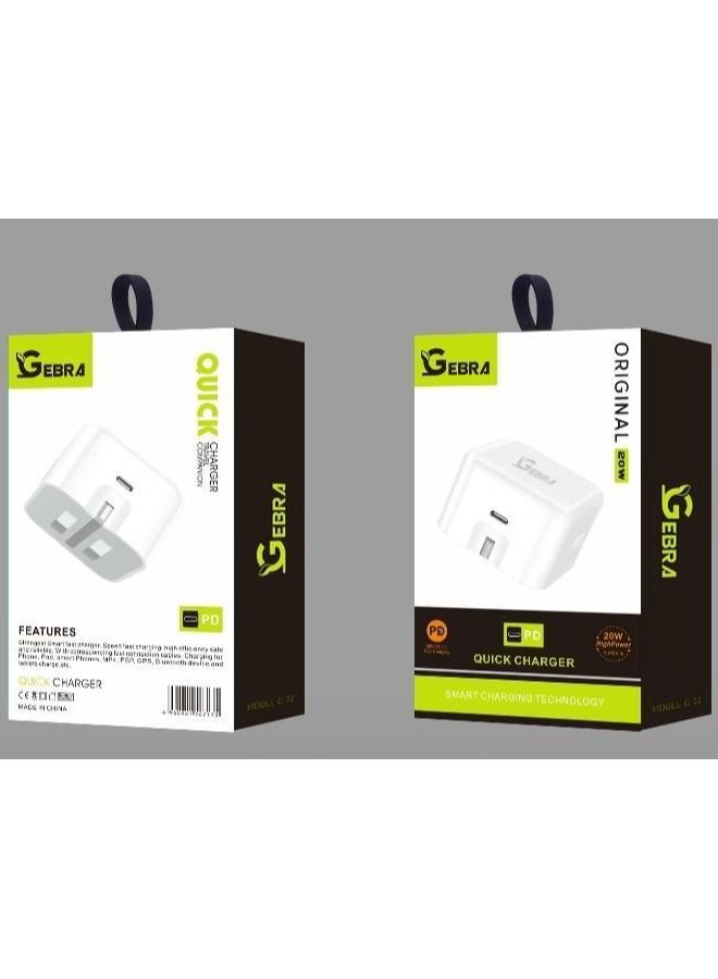 Gebra Charger PD 20W USB-C - Image 1