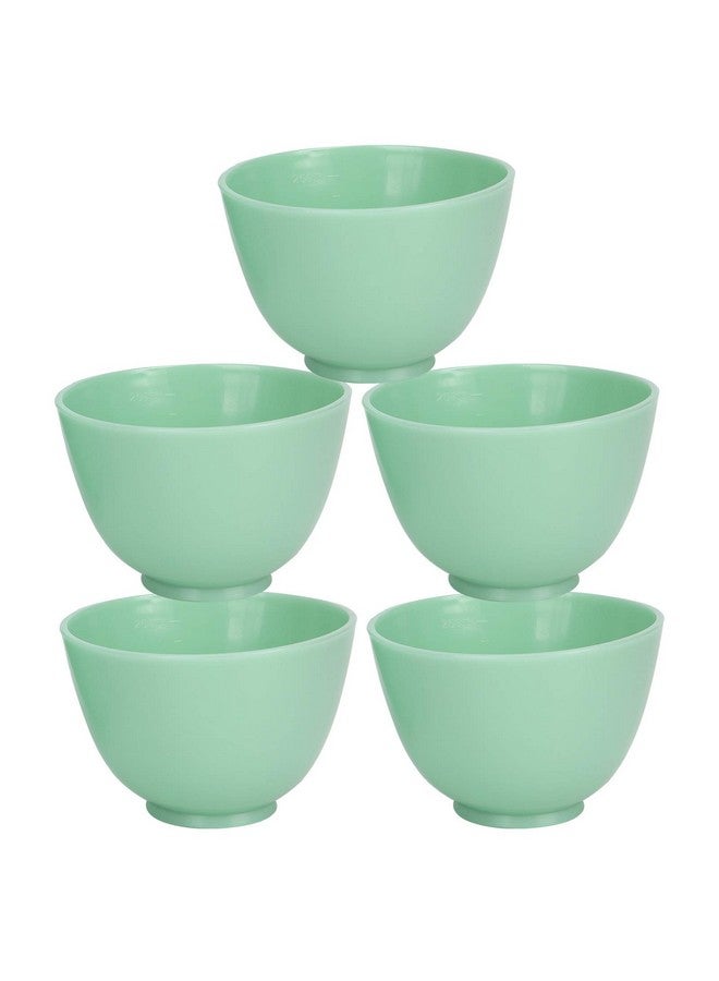 Brrnoo 5 Pieces Silicone Bowl Facial Mask Mixing Bowl Diy Face Mask Bowl For Home Use Facial Mask Mud Mask And Other Skincare Products - Image 3