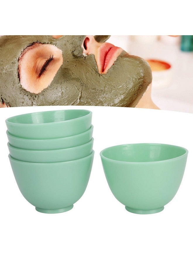 Brrnoo 5 Pieces Silicone Bowl Facial Mask Mixing Bowl Diy Face Mask Bowl For Home Use Facial Mask Mud Mask And Other Skincare Products - Image 2