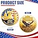 Highergo 250th Anniversary Commemorative Coins USA Eagle and Patriotic Symbols Collectible 250 Year Merchandise for Celebration Display Collectors Challenge Coin Gift10 PcsStyle 1 - Image 4