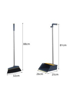 Magnetic Broom and Dustpan Set Stand Up Broom and Dustpan Combo for Office Home Kitchen Lobby Floor Cleaning Foldable Dustpan and 180° Rotate Broom Blue - pzsku/Z666529F43E94F050CB2FZ/45/_/1664972076/aa763509-7a17-4a87-986e-946c47f3efb9