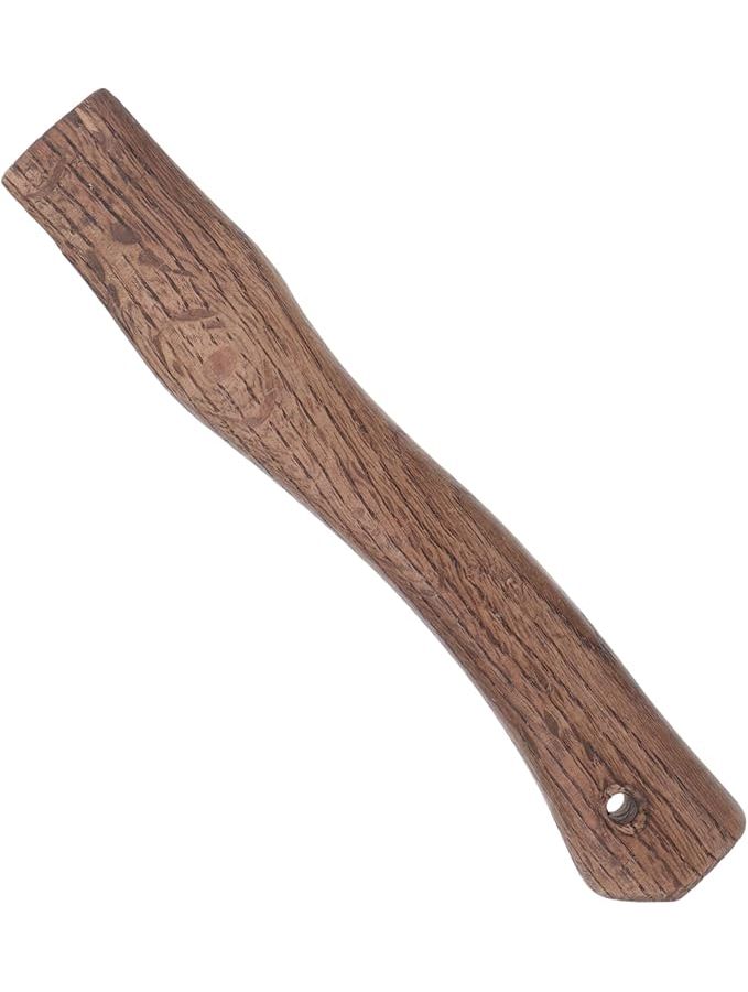 Brown Replacement Handle For Camp Axe And Hatchet Ergonomic Tiger Head Design Oak Wood 27X4.6X2.5CM - Image 1