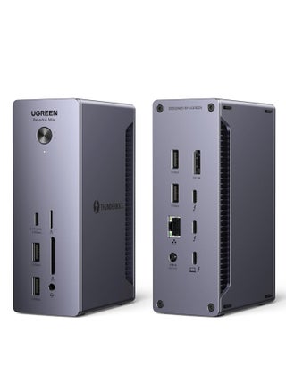 UGREEN Revodok Max 213, Thunderbolt 4 Dock (13-in-1) with Dual 4K@60Hz, Single 8K Display, 90W Charging, 3x 40Gbps Thunderbolt 4, 5x USB-A and C, 2.5G Ethernet, SD/TF 4.0 for MacBook, Windows Laptops - pzsku/Z66653BC5835DD05A20A4Z/45/_/1738491749/48e48fae-3d19-4527-a02c-2abd70e343a4