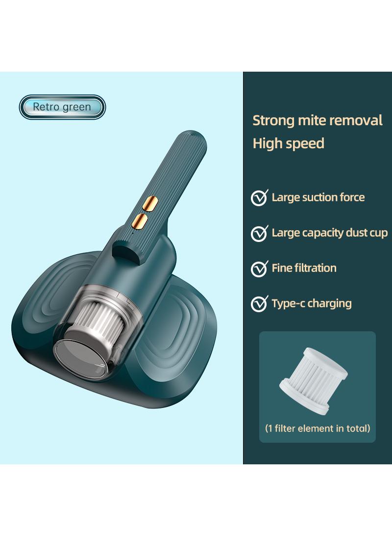 Bluejw Mattress Vacuum Cleaner, Large Suction Mite Removal Instrument, Handheld Uv Bed Vacuum Cleaner, Wireless Mite Removal Cleaning Machine, Strong Suction, Effective Removal Of Dust, Small Particles And Pollen - Image 1