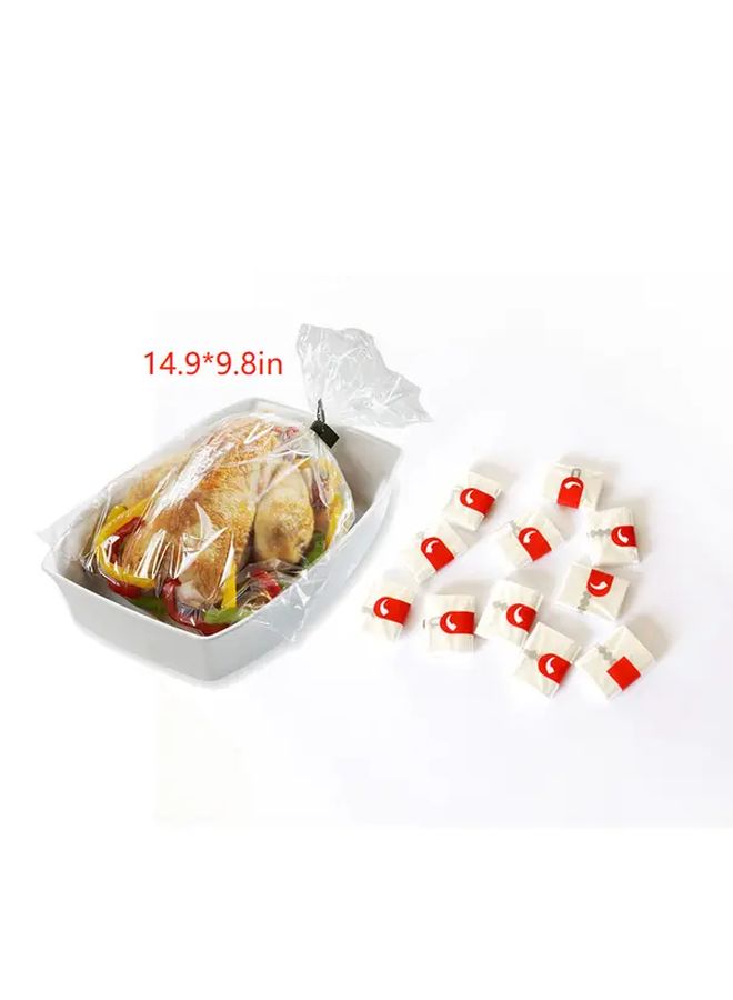 10pcs Large Roasting Bags For Meat Vegetables Durable Polypropylene Microwave Safe Kitchen Essentials - Image 3