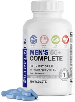 Bronson One Daily Men'S 50+ Complete Multivitamin Multimineral, 180 Tablets  - Image 5