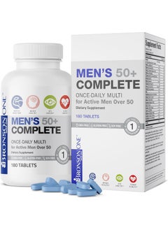 Bronson One Daily Men'S 50+ Complete Multivitamin Multimineral, 180 Tablets  - Image 1