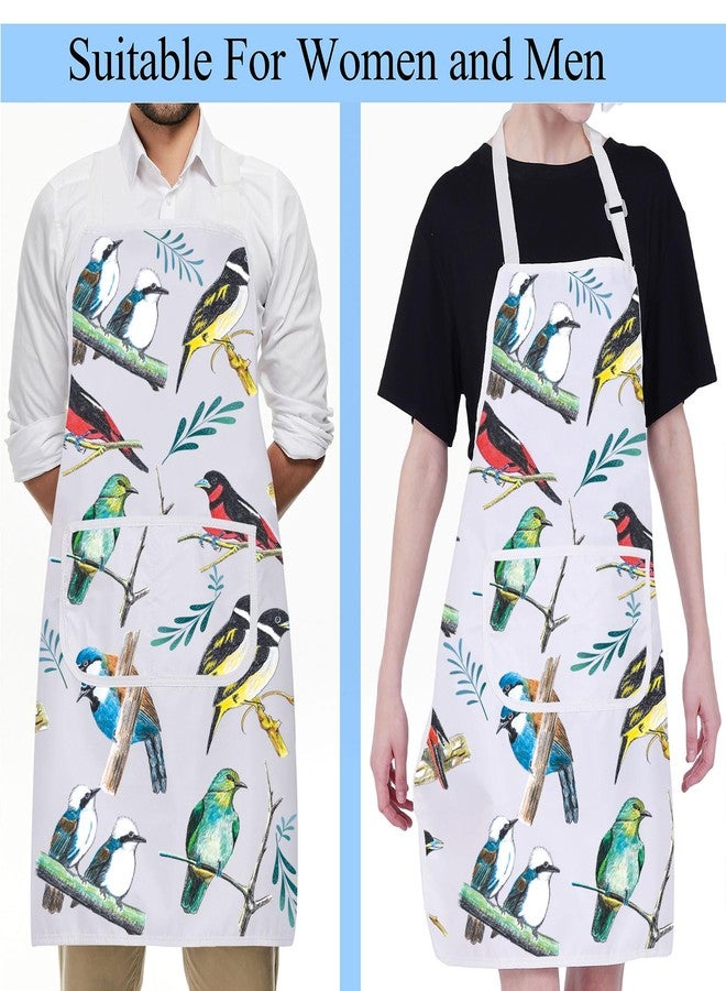 BNQL Bird Apron Bird Gifts for Bird Lovers Bird Watching Gifts Bird Kitchen Baking Apron with Pockets Animal Love Gift (Bird Apron) - Image 5