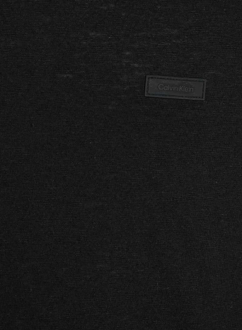 CALVIN KLEIN Cotton Linen T-Shirt - Image 5