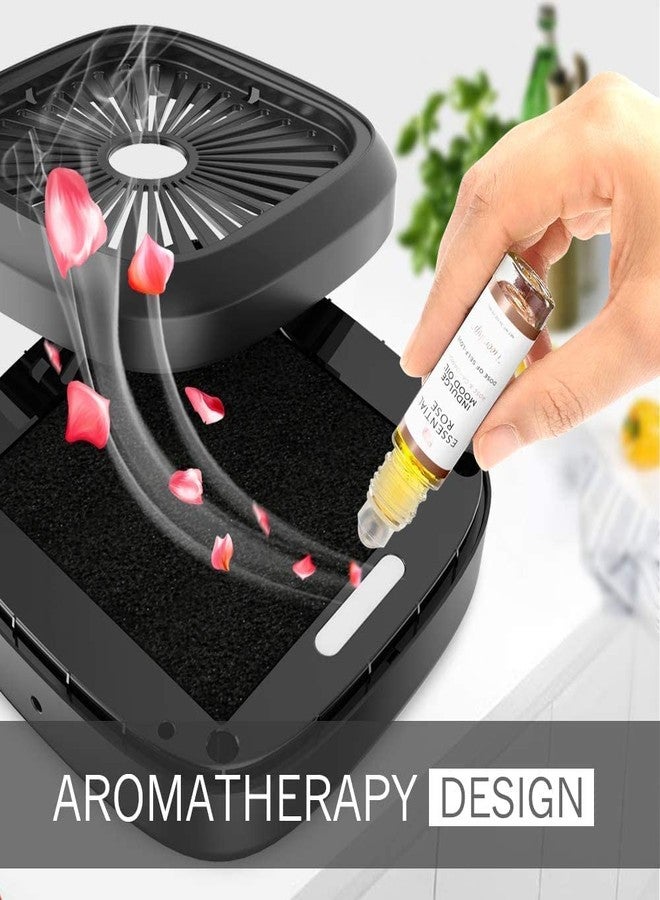 GESPERT Smokeless Ashtray Indoor Home Ashtray Rechargeable Ashtray for Car Indoor Home Office Gift Black (New Smokeless Ashtray) - Image 2