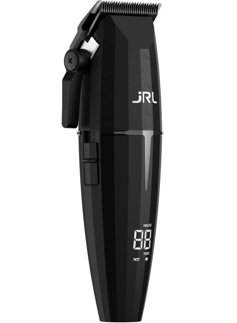 جي آر إل بروفيشنال JRL ONYX FF220C-B | ماكينة قص شعر احترافية لاسلكية | شاشة رقمية ذكية، محرك فائق الهدوء، شفرات ذاتية التبريد، بطارية طويلة العمر | ماكينة قص شعر احترافية | أسود - Image 2