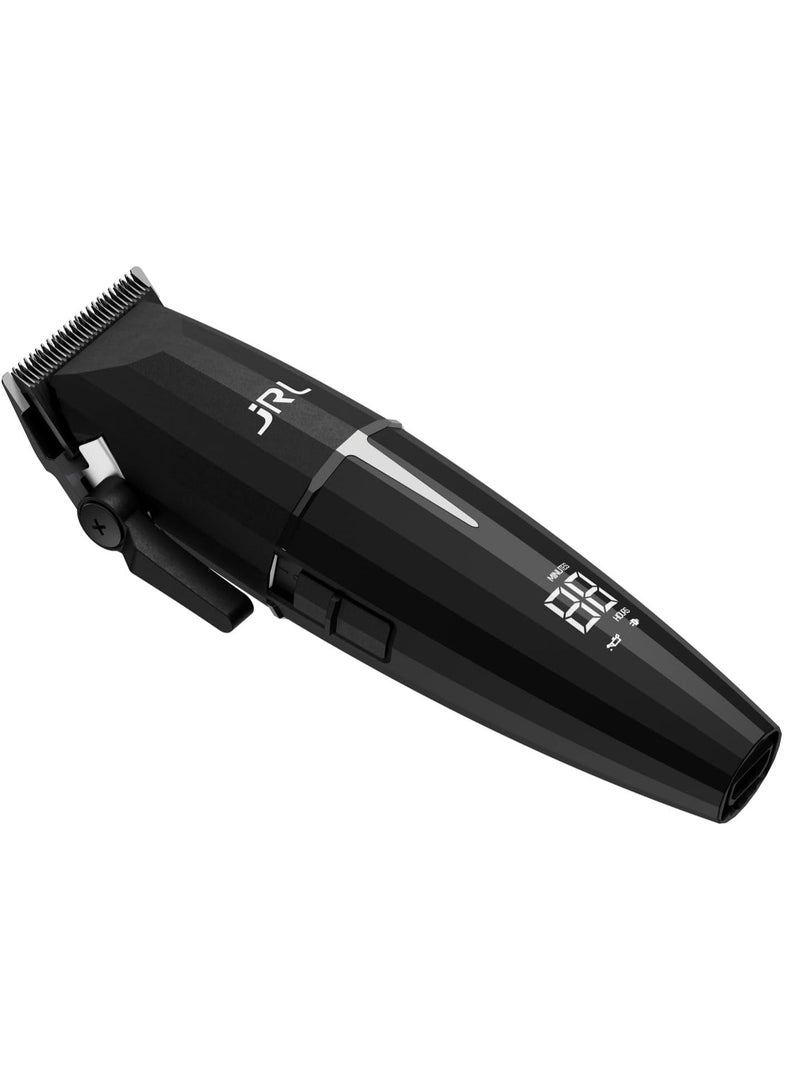 جي آر إل بروفيشنال JRL ONYX FF220C-B | ماكينة قص شعر احترافية لاسلكية | شاشة رقمية ذكية، محرك فائق الهدوء، شفرات ذاتية التبريد، بطارية طويلة العمر | ماكينة قص شعر احترافية | أسود - Image 5