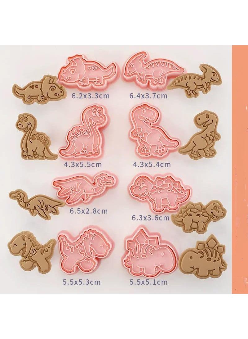 Y&D 8 Piece 3D Biscuit Baking Press Mold  - Image 1