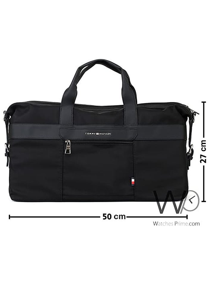 Tommy Hilfiger Plus Tommy Hilfiger Black Duffle Men Bag  - Image 3