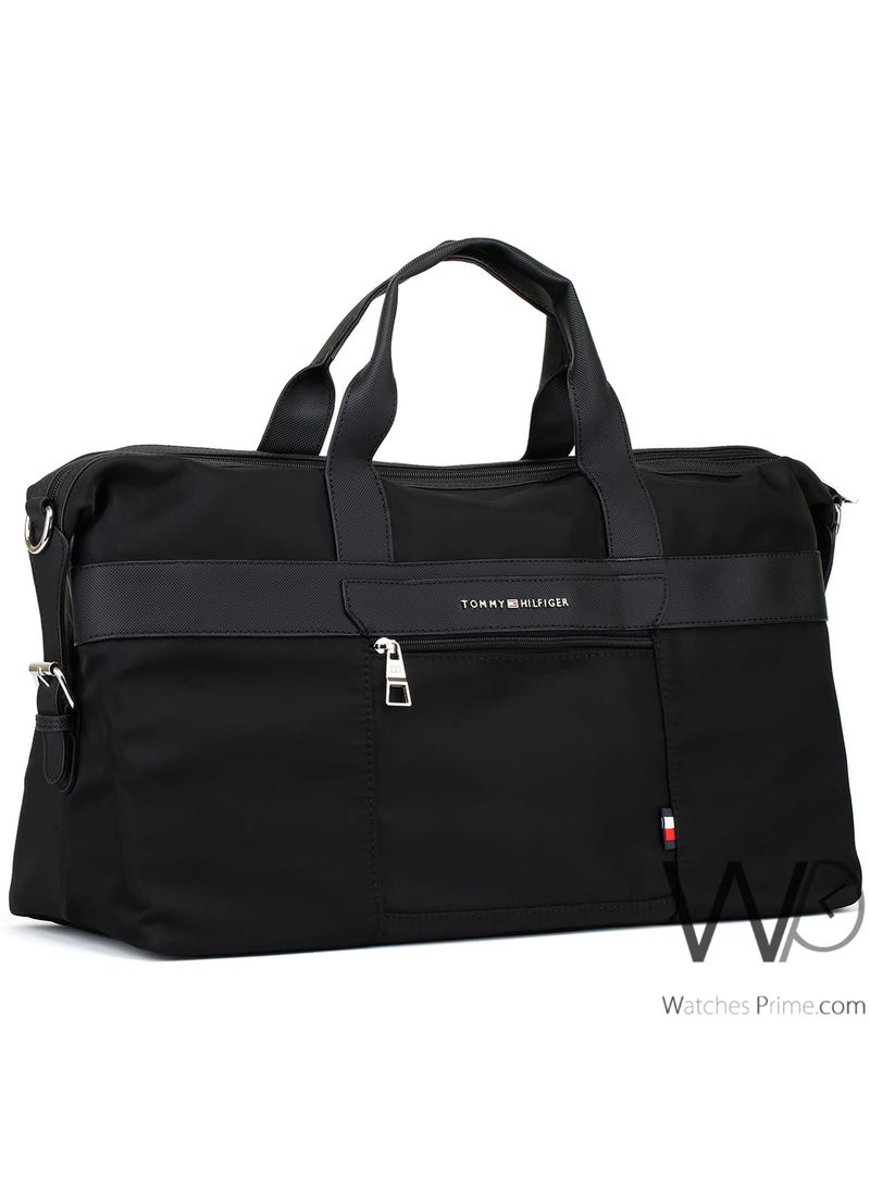 Tommy Hilfiger Plus Tommy Hilfiger Black Duffle Men Bag  - Image 1