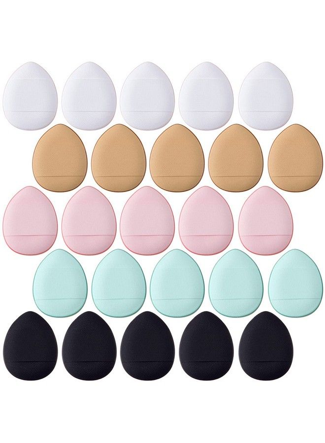 COSLUXE Mini Finger Powder Puff 10 Pcs Finger Makeup Finger Beauty Blender Sponges Mini Soft Cosmetic Finger Puff Perfect For Foundation Bb Cushion Cream Concealer - Image 2