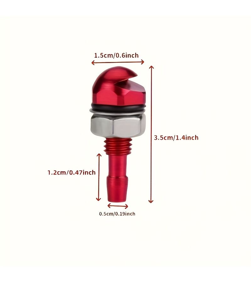 Red Adjustable Windshield Wiper Nozzle Set GM Spray One Piece - Image 4