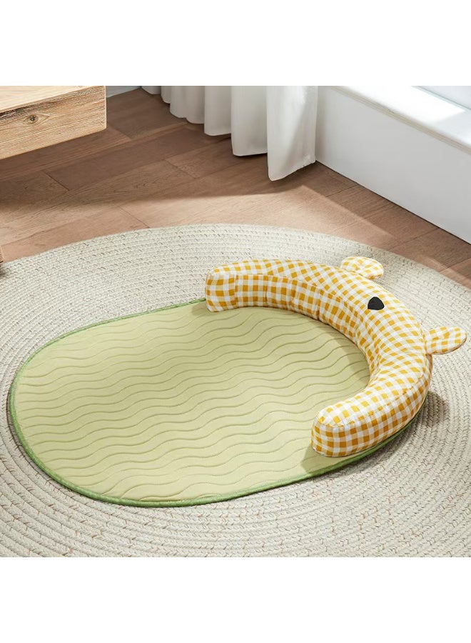 Generic Soft Washable Non-slip Pet Bed for Cats & Small Dogs, Cute Bear Design, All-Season Sleeping Mat for Indoor & Outdoor Use  - Image 1