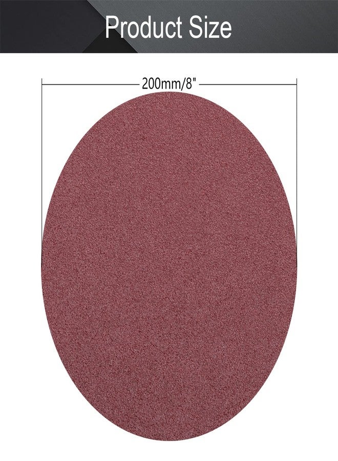 Utoolmart 8-inch Hook and Loop Sanding Discs, 10 Each of 80# 100# 120# 180# 240# 400# 600# 800#, Aluminum Oxide Sandpaper for Random Orbital Sander Wood Metal Auto Dry Polishing, 80 Pcs - Image 2