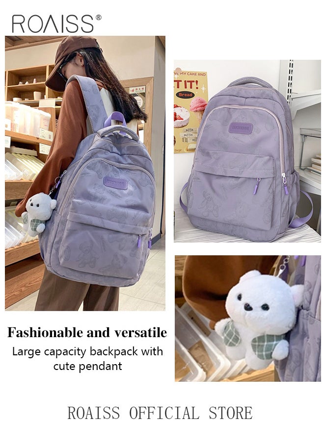 roaiss - Unisex Multifunctional Backpack Large Capacity with Multiple Pockets for Organized Storage Scientifically Divided Compartments Trendy and Stylish Pattern Print Suitable for Work School or Short Trips - Image 1