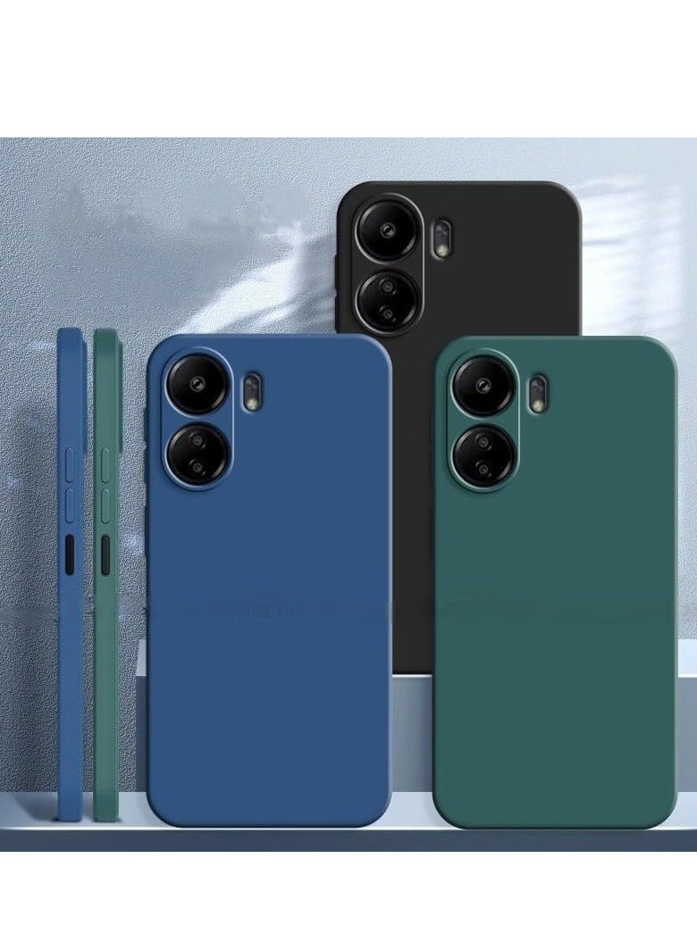 BORTONY Xiaomi Redmi 13C Case Cover Soft TPU Silicone Case Lightweight Shock Protective Cover with Camera Protection Designed for Xiaomi Redmi 13C - Image 3