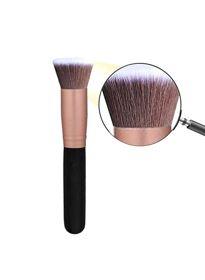 RollsTimi  14-Piece Makeup Multi Use Brush Set Rose Gold/Black - Image 5