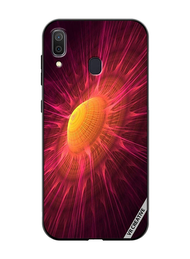 VR CREATIVE Protective Case Cover For Samsung Galaxy A30 Abstract Design Multicolour - Image 1