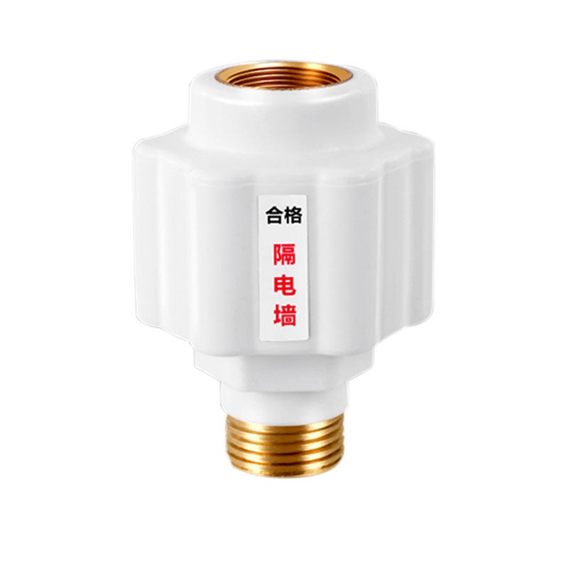 Water heater anti-electric wall universal connector electric water heater leakage firewall insulation wall external anti-electric shock accessories Copper tooth anti-electricity wall