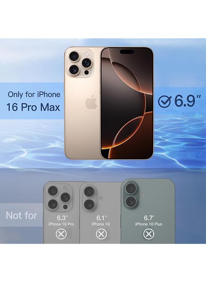 Jetech Privacy Screen Protector For Iphone 16 Pro Max 6.9 Inch With Camera Lens Protector Anti Spy Tempered Glass Film Easy Installation Tool 2 Pack Each  - Image 2