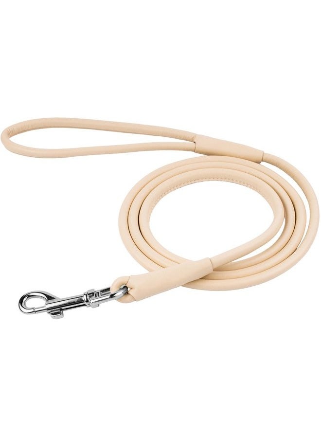 CollarDirect Rolled Leather Dog Leash 4ft, Soft Padded Training Leather Dog Lead 6ft, Puppy Leash Rolled Leather Small Medium Large Black Blue Red Orange Green Pink White (Pink, Size XL 6ft) - Image 3