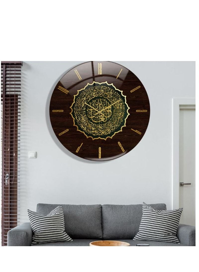 Y&D Acrylic Surah Al Ikhlas Wall Clock Islamic Calligraphy Gifts Eid Gift Ramadan Decor Luxury For Home 30cm  - Image 1
