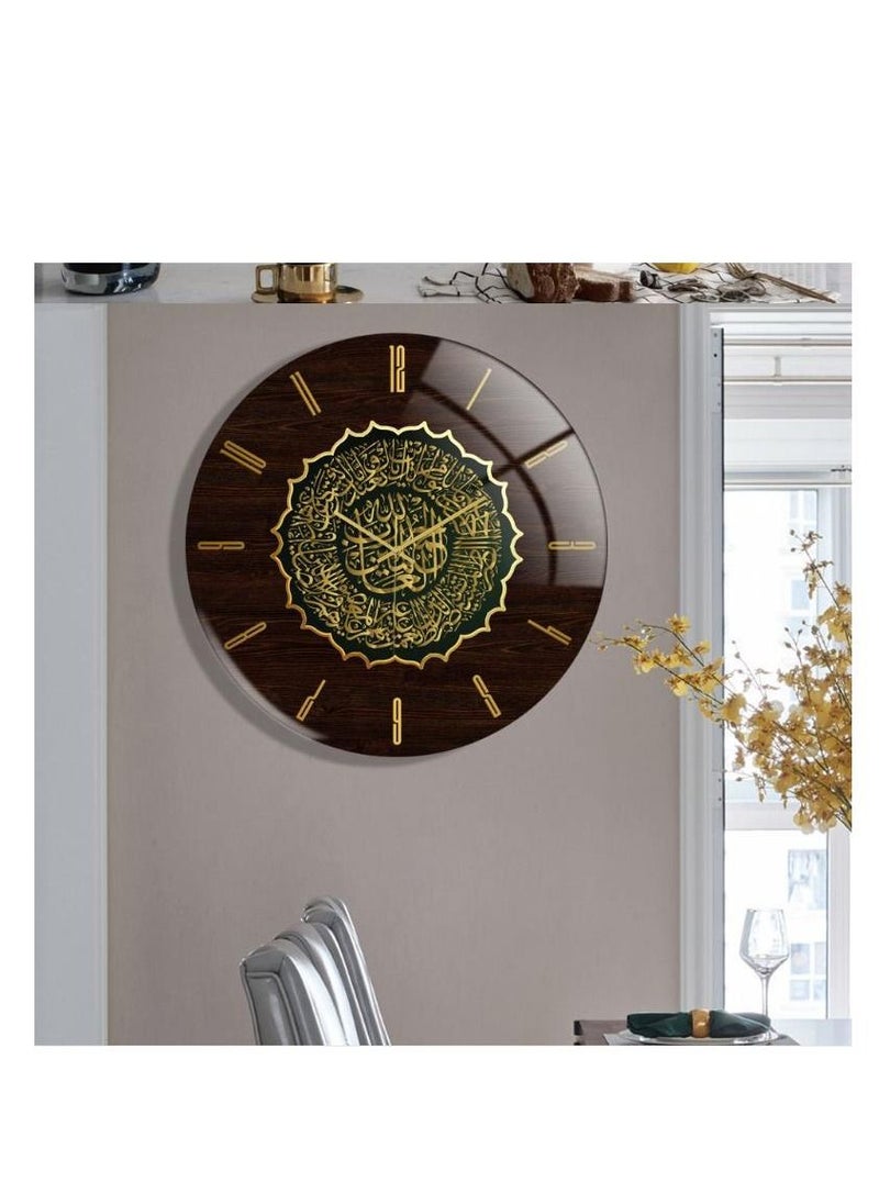 Y&D Acrylic Surah Al Ikhlas Wall Clock Islamic Calligraphy Gifts Eid Gift Ramadan Decor Luxury For Home 30cm  - Image 3