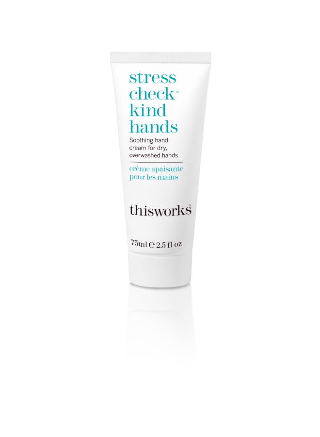 This Works Calming Stress Check Hand Cream with Lavender & Ylang Ylang - Hydrates Dry Hands While Relieving Tension and Promoting Calm (75 ml) - Image 1