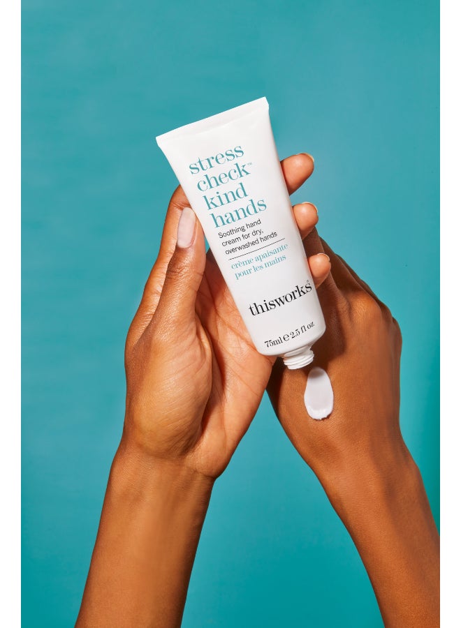 This Works Calming Stress Check Hand Cream with Lavender & Ylang Ylang - Hydrates Dry Hands While Relieving Tension and Promoting Calm (75 ml) - Image 4