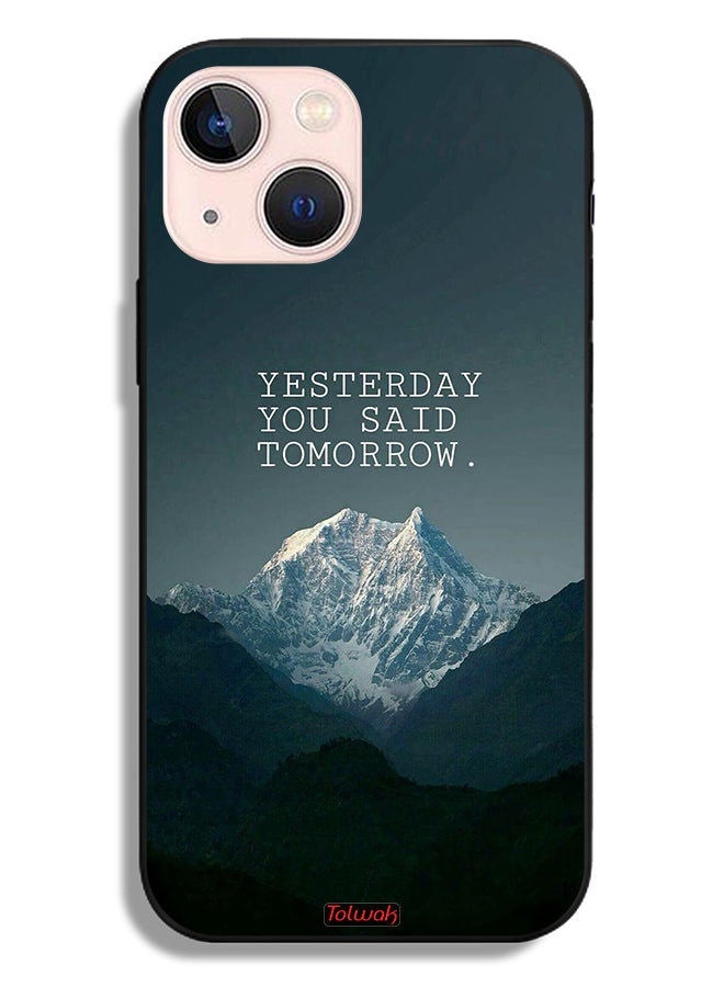 Tolwak Apple iPhone 13 mini Protective Case Yesterday You Said Tomorrow - Image 2