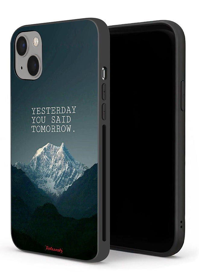 Tolwak Apple iPhone 13 mini Protective Case Yesterday You Said Tomorrow - Image 1