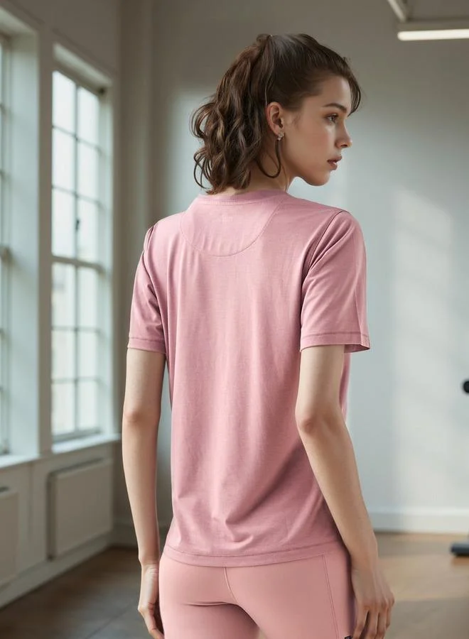 Splash Active  Seamless Crew Neck T-shirt with Short Sleeves for Women | Best Price UAE