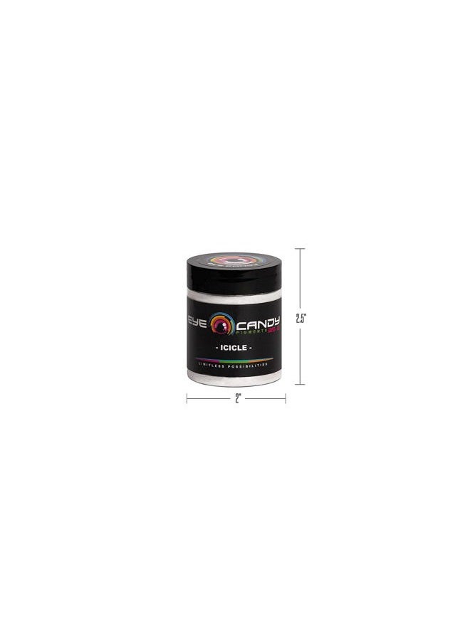 Eye Candy Mica Powder Pigment/Flake “Icicle” - 25 Grams - Multipurpose DIY Arts and Crafts Additive | Woodworking, Natural. - Image 5