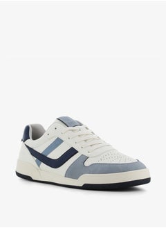 SJ Men's Panelled Sneakers with Lace-Up Closure  - Image 1