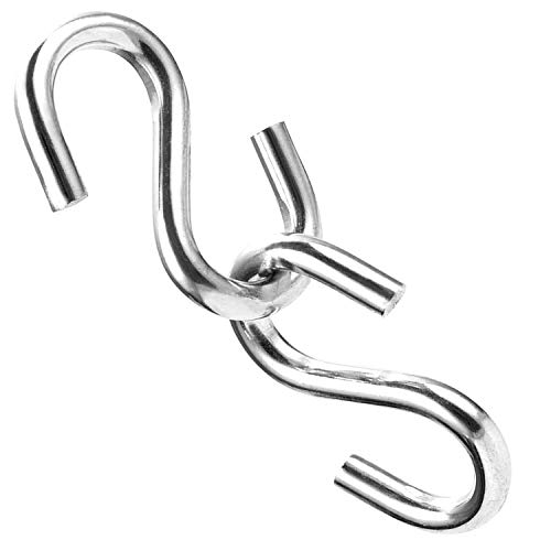 Axe Sickle 304 Stainless Steel 3 Inch S Hooks Heavy Duty Hanging Hook S Shaped Utility Hook for Hanging and Utility Use, Loads up to 550 lbs, 4 Pcs - Image 3