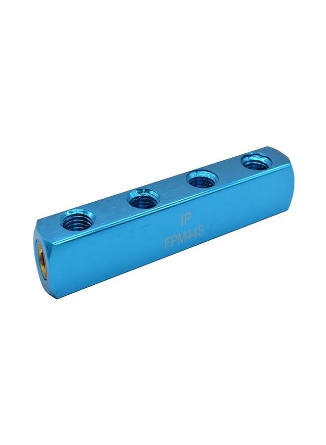 Interstate Pneumatics FPM44S Aluminum Rectangle Pencil Manifold 4 Way Outlet 1/4 Inch NPT Female - Image 3