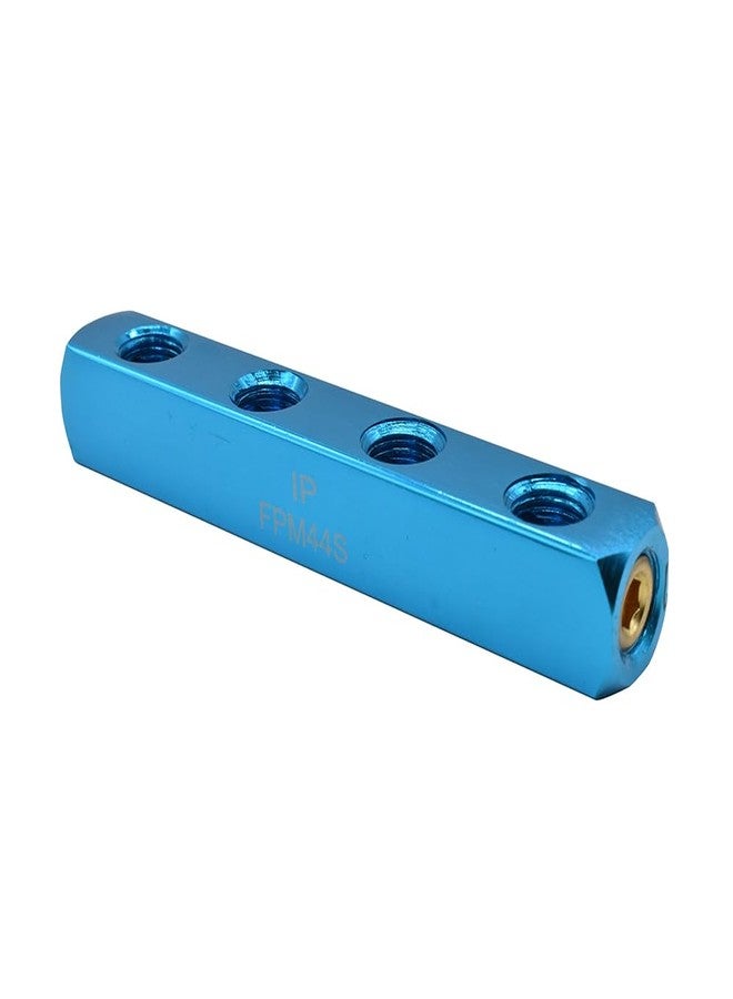 Interstate Pneumatics FPM44S Aluminum Rectangle Pencil Manifold 4 Way Outlet 1/4 Inch NPT Female - Image 2